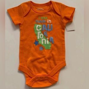 NEW Babies Newborn California Onsie bodysuit